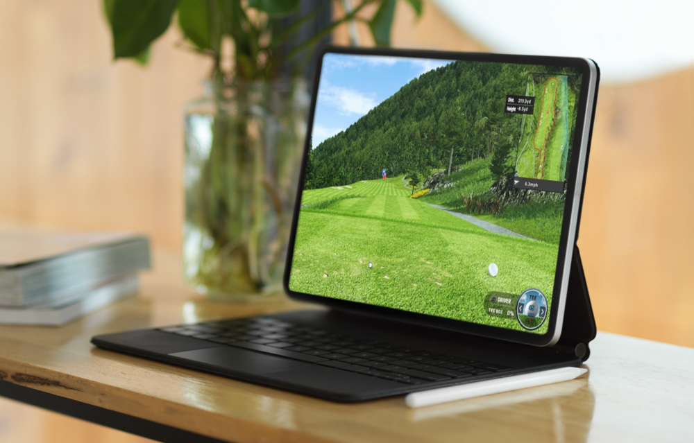 Golf simulator swing data and analysis