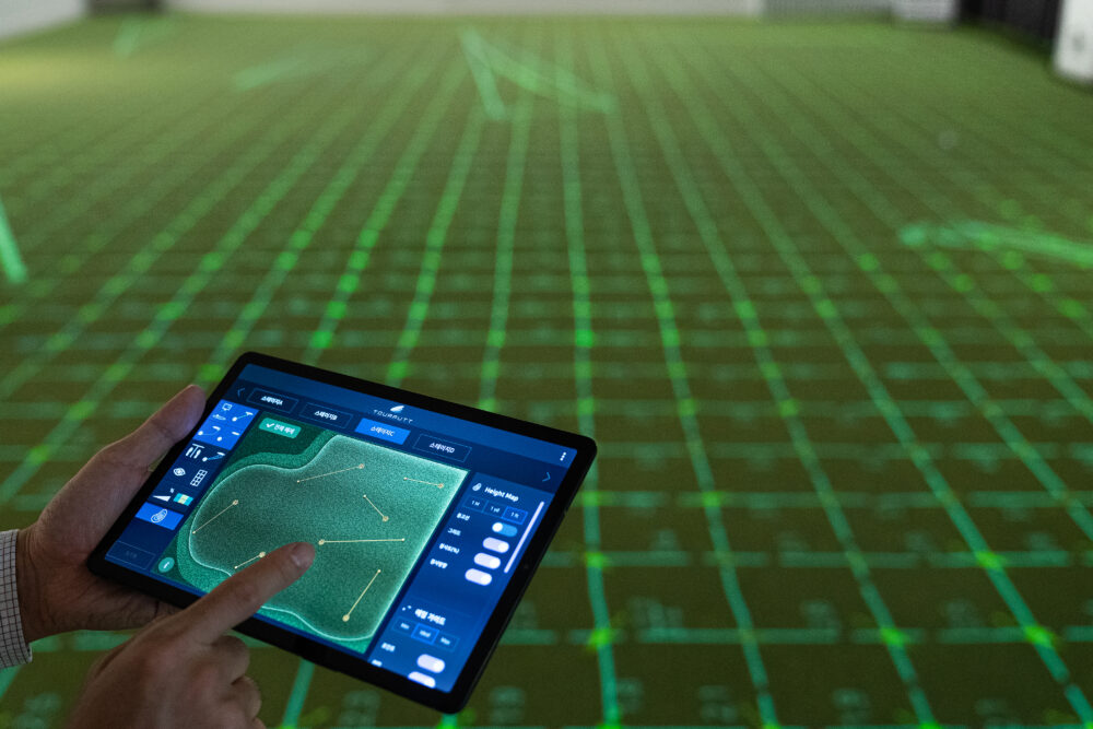 TourPutt AR green reading lines
